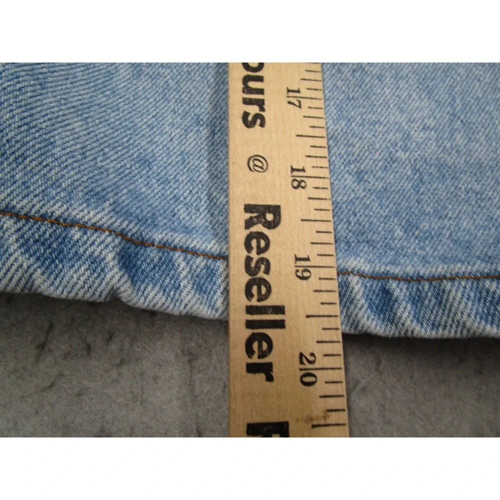 Two Pepper Mens Light Wash Denim Jean Shorts Size 36 Blue 100% Cotton Vintage